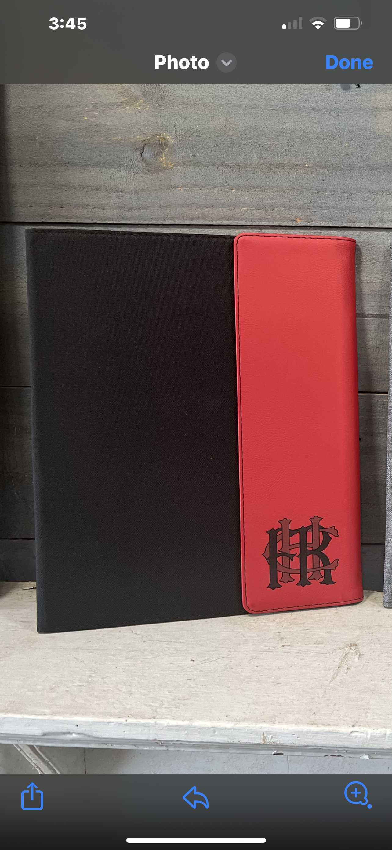 Firefighter Portfolio - Laser Engraved