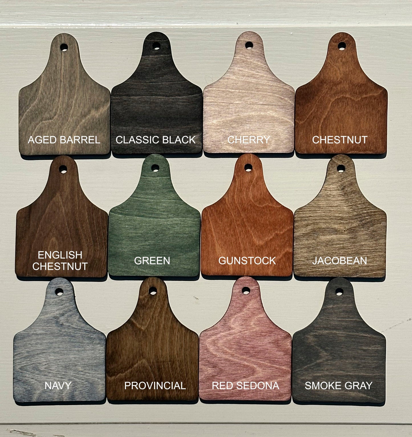 stain color chart