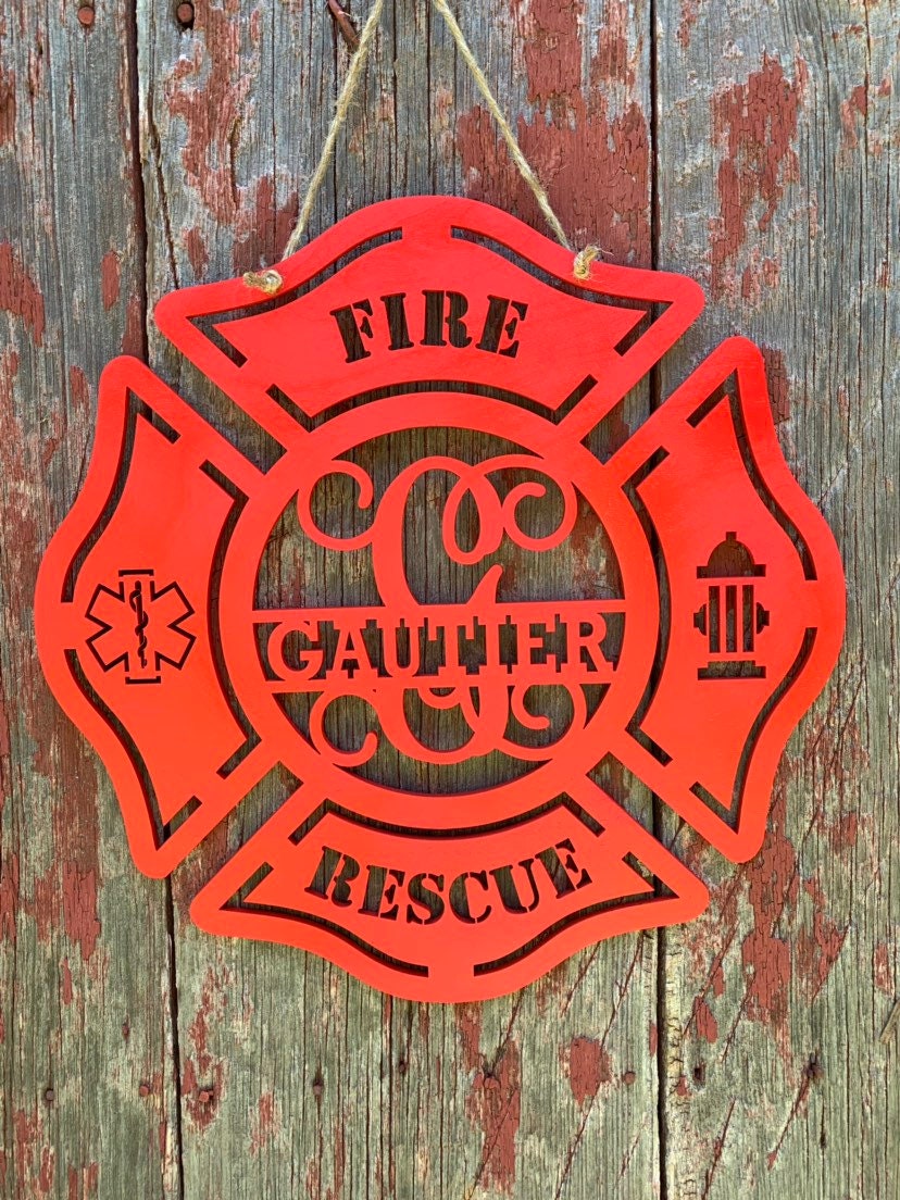 Firefighter Maltese Cross