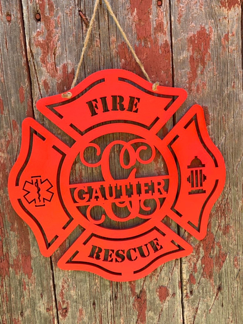 Firefighter Maltese Cross