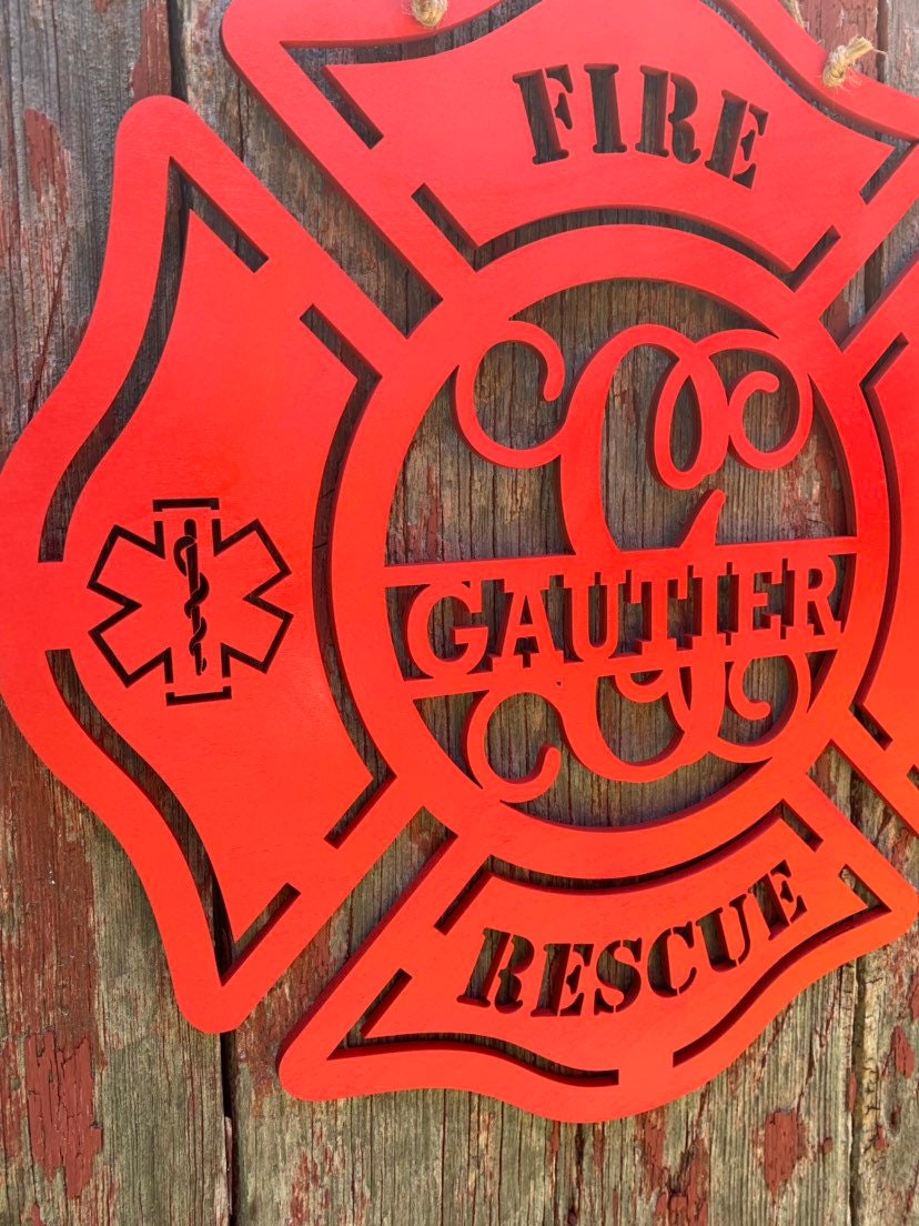 Firefighter Maltese Cross