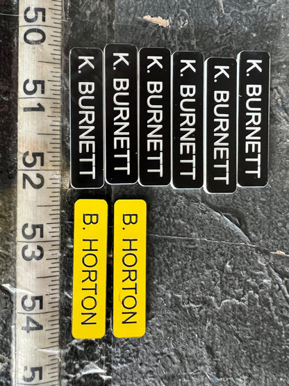 Accountability Tags for Fire Department Command