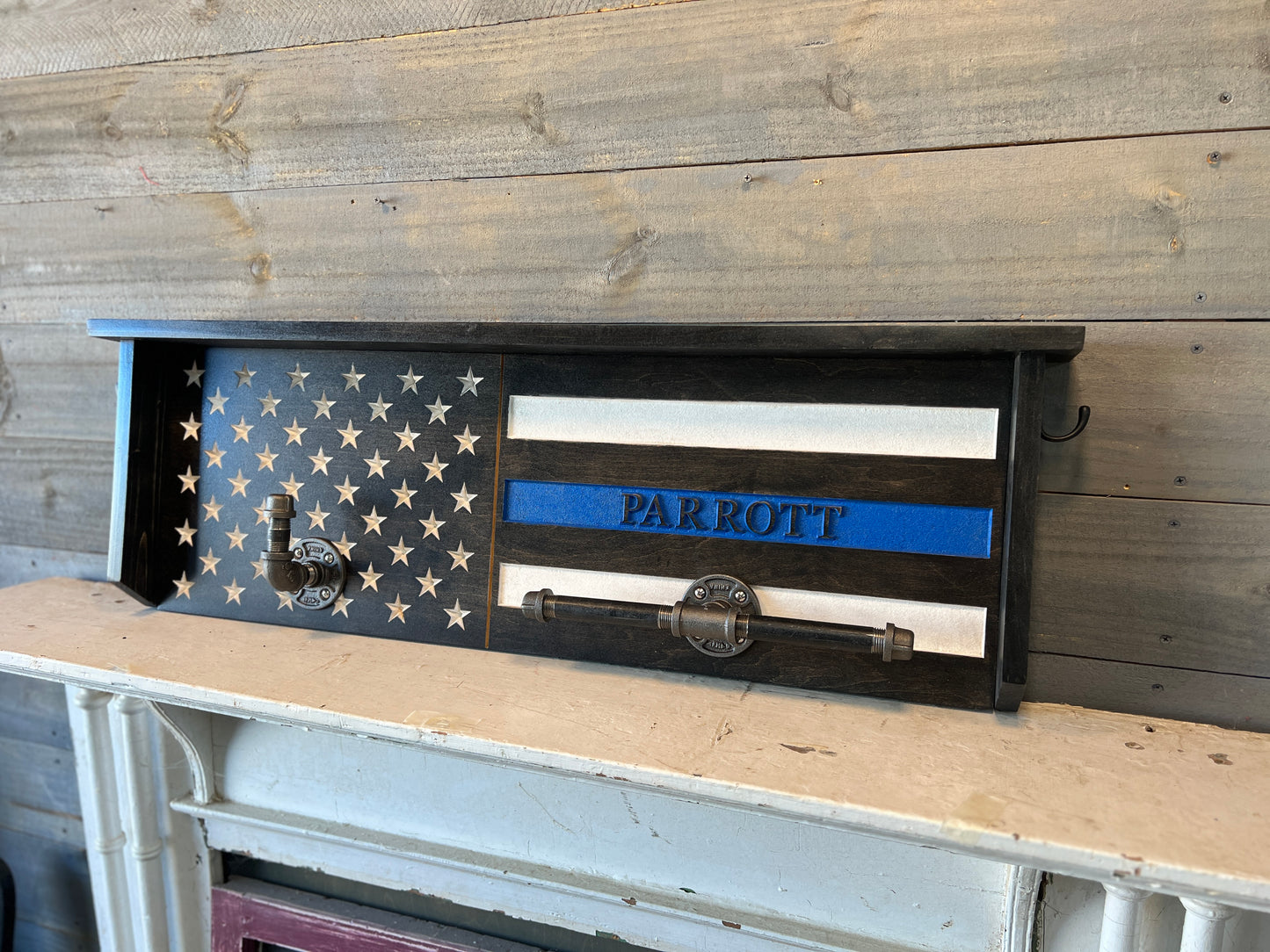 blue line gear Thin Blue Line Flag Law Enforcement Gear Hanger