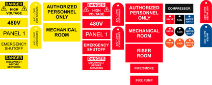 Electrical Panel Labels | Custom Engraved Breaker Panel Label