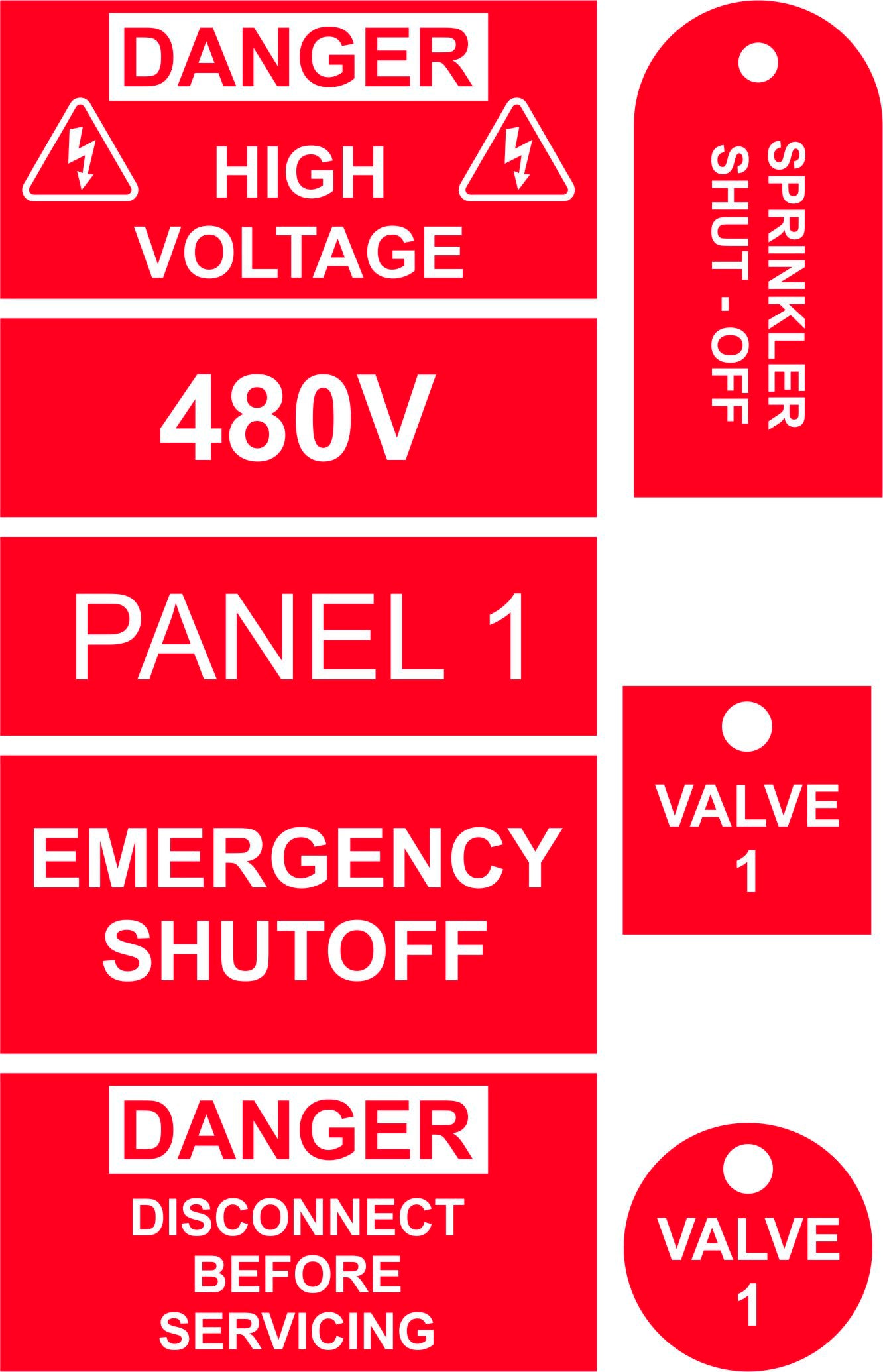 Electrical Panel Labels | Custom Engraved Breaker Panel Label